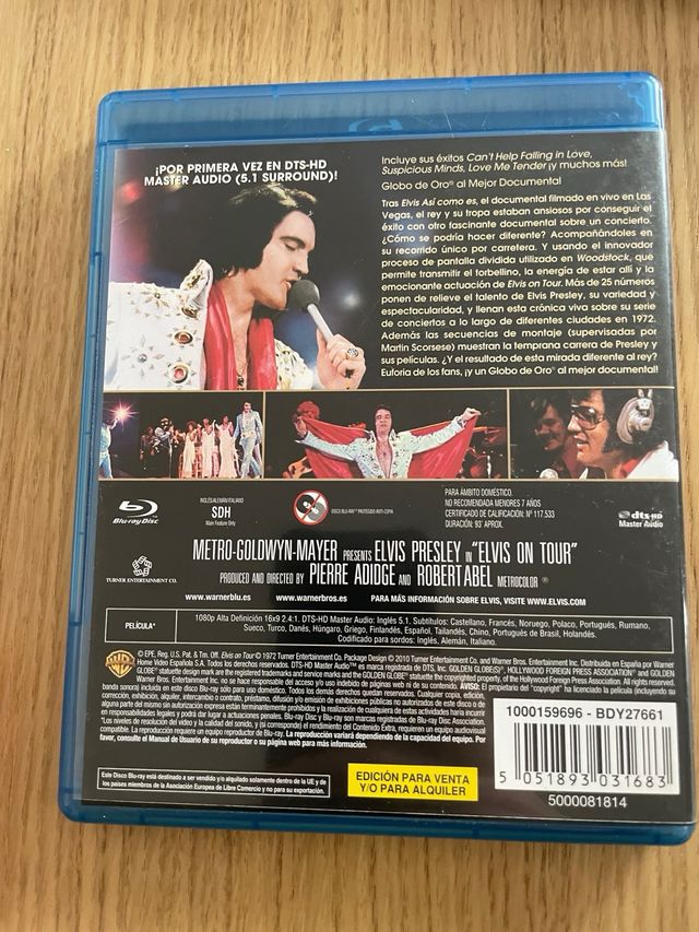 Elvis on Tour Blu-Ray Edición Española