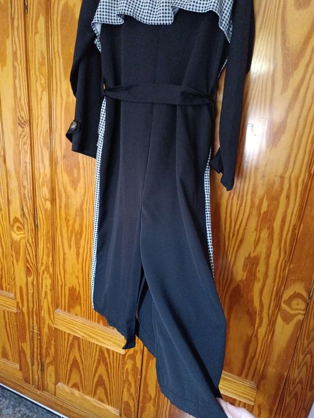 Giacca lunga in gabardina