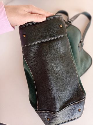 Bolso de ante y piel PG Purificación García