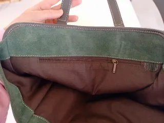 Bolso de ante y piel PG Purificación García