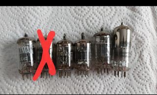 Válvulas  tv y radio antigua ecc82,pcp 801,miniwat