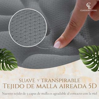 Cojin bañera (125x43cm) - Almohada bañera con apoy