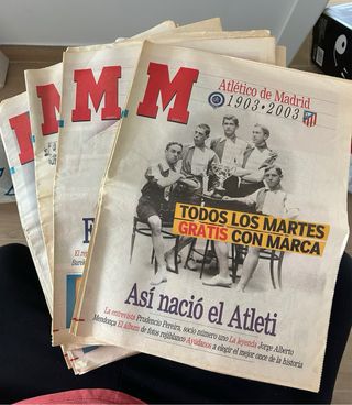 Periodico MARCA antiguo At Madrid