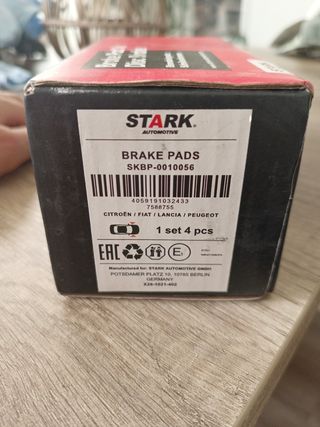 Pastillas de freno delanteras