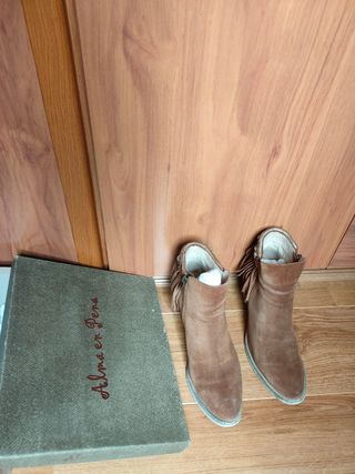 Botines Ante Alma en Pena