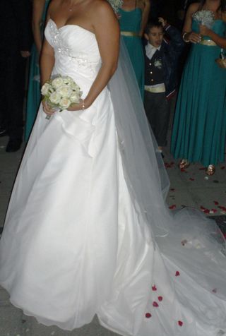 Vestido de novia.