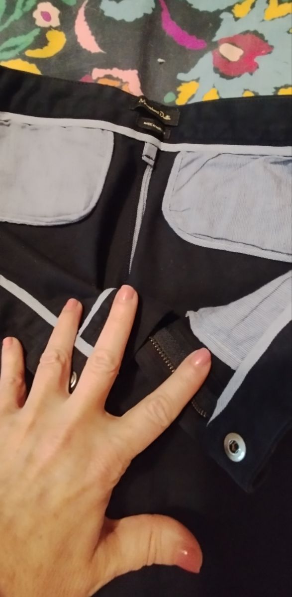 Pantalón pitillo azul Máximo Dutti