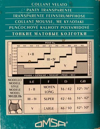 Lote 14 pantys de espuma