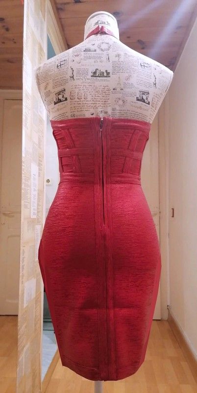 Vestido Bandage escote halter - Talla S-