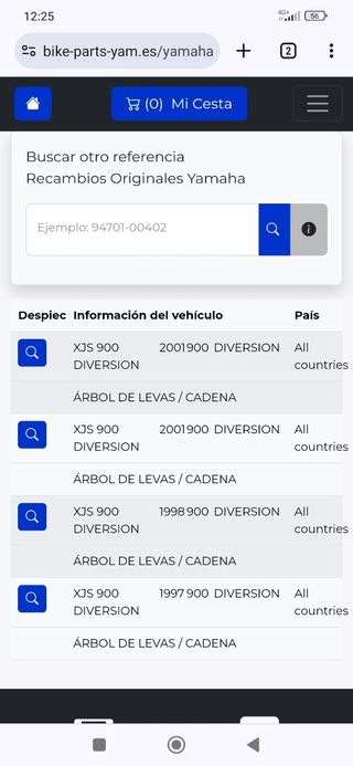 Tensor de cadena Yamaha XJ