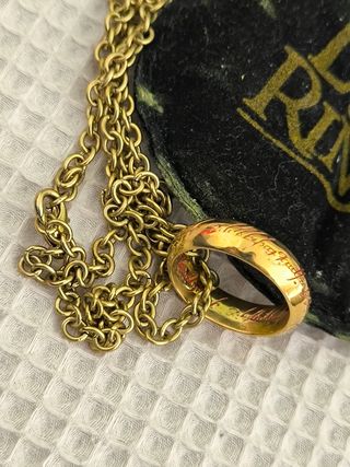 Collar Anillo Colgante de El Señor de Los Anillos 
