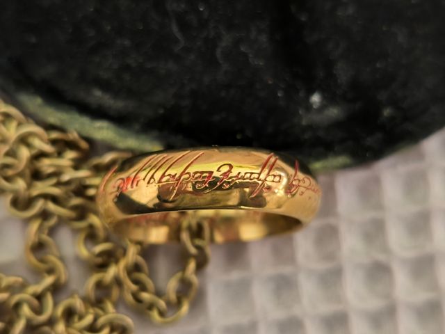 Collar Anillo Colgante de El Señor de Los Anillos