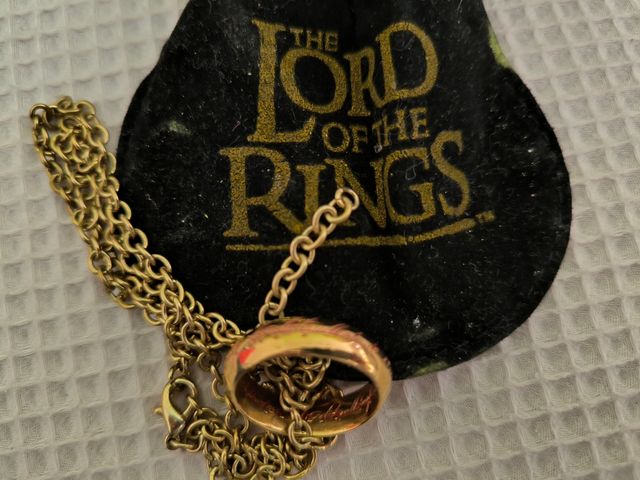 Collar Anillo Colgante de El Señor de Los Anillos