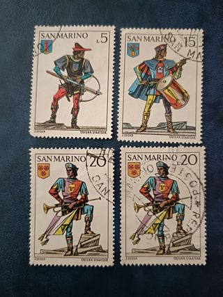 LOTE SELLOS ANTIGUOS DE SAN MARINO