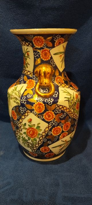 JARRON CHINO VINTAGE  y BOMBONERA