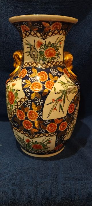 JARRON CHINO VINTAGE  y BOMBONERA