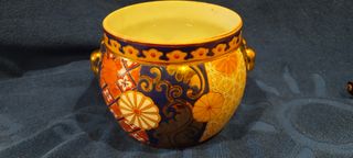 JARRON CHINO VINTAGE  y BOMBONERA