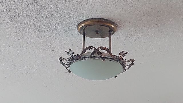 Aplique de techo bronce