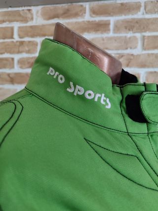 🔴CHAQUETA CAZADORA DE MOTORISTA, PRO SPORTS.