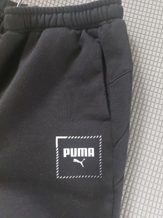 Pantalón largo chándal Puma negro
