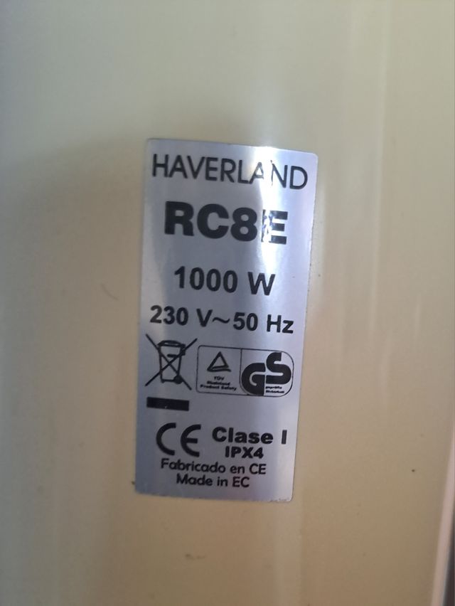 Radiadores bajo consumo Haverland