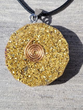 orgonite 7°chakra ametista