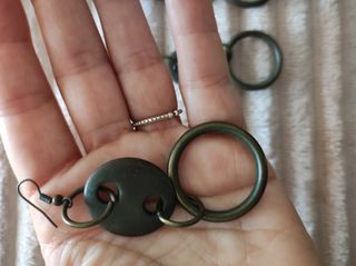 Conjunto de pulsera y pendientes