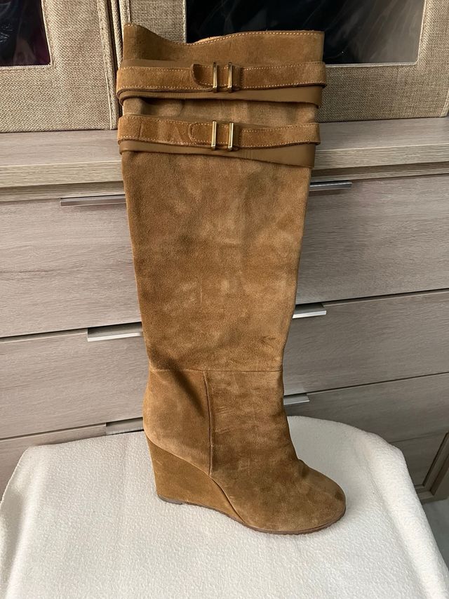 Botas altas camel