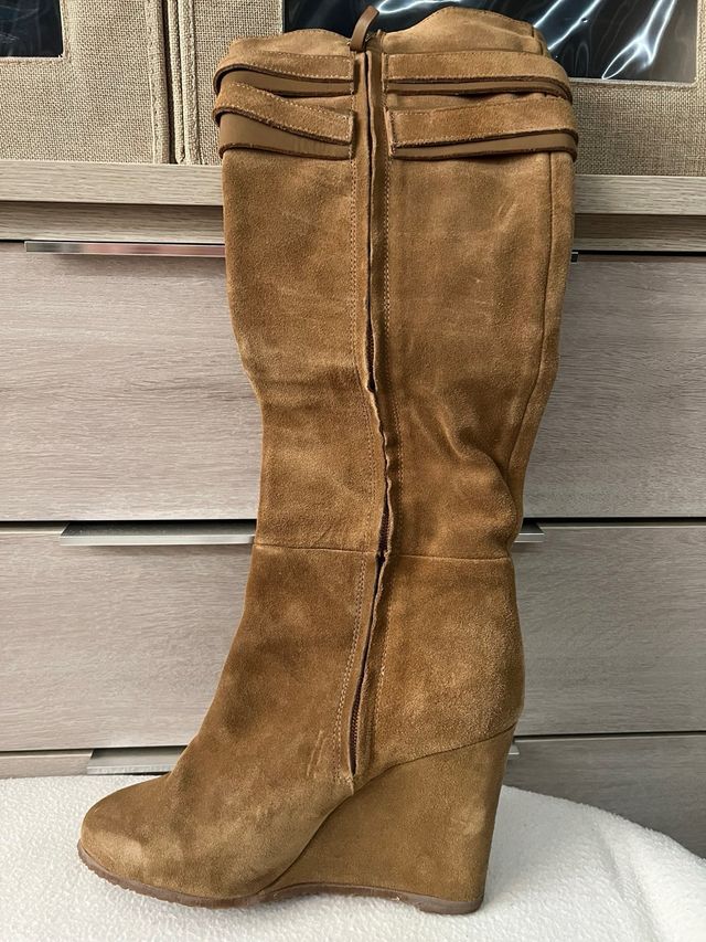 Botas altas camel
