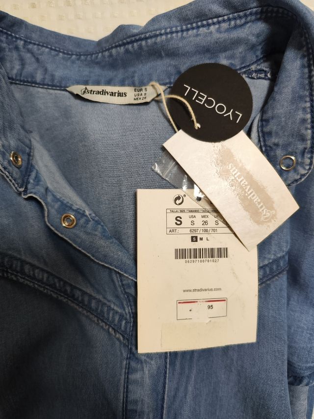 Vestido vaquero Stradivarius T/S