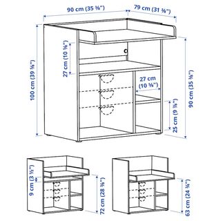 escritorio blanco ikea precio no negociable
