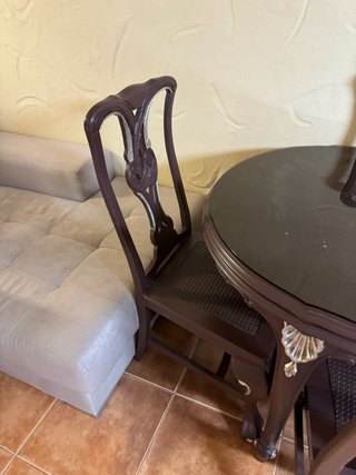 mesa comeeor mas sillas para restaurar
