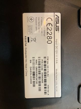 Modem router wifi asus