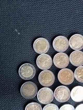 lotto collezione monete da 2 euro anche rare 45 PZ