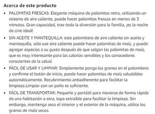 MAQUINA DE PALOMITAS - PALOMITERO VINTAGE DE AIRE