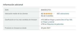 MAQUINA DE PALOMITAS - PALOMITERO VINTAGE DE AIRE