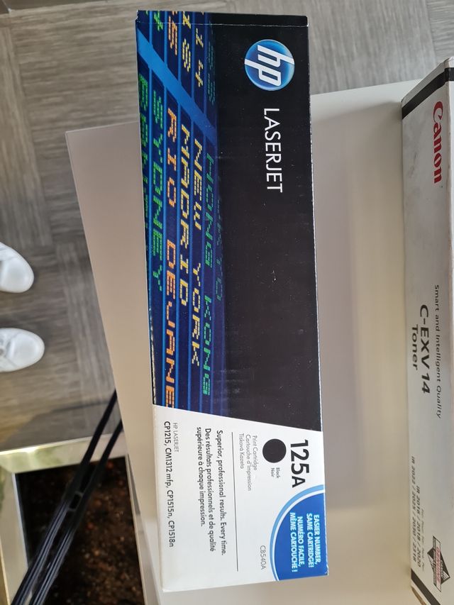 Tonner HP Láser jet 125A. Negro