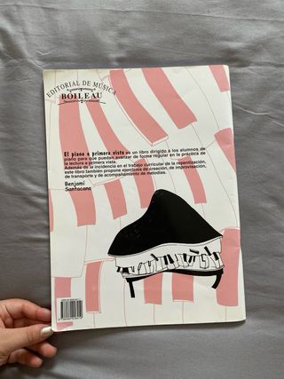 Libro “El piano a primera vista elemental”  