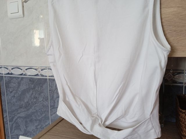 Jersey blanco tirantes nuevo