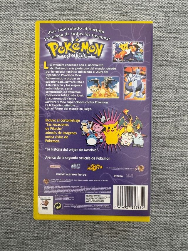 Película VHS Pokemon