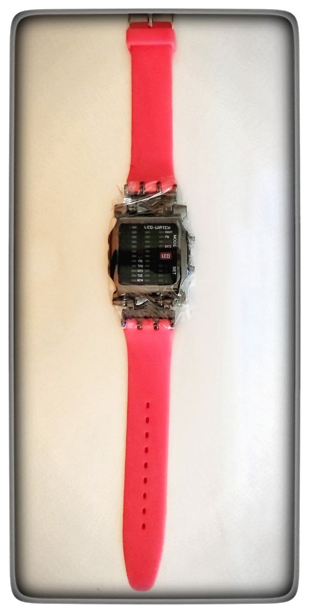 RELOJ BINARIO FUTURISTA LED