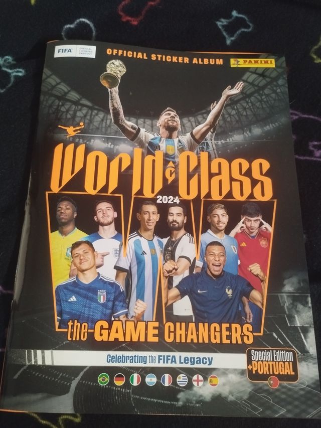 Álbum World Class Panini + 18 cromos