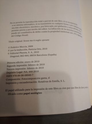 Perdona pero quiero casarme contigo