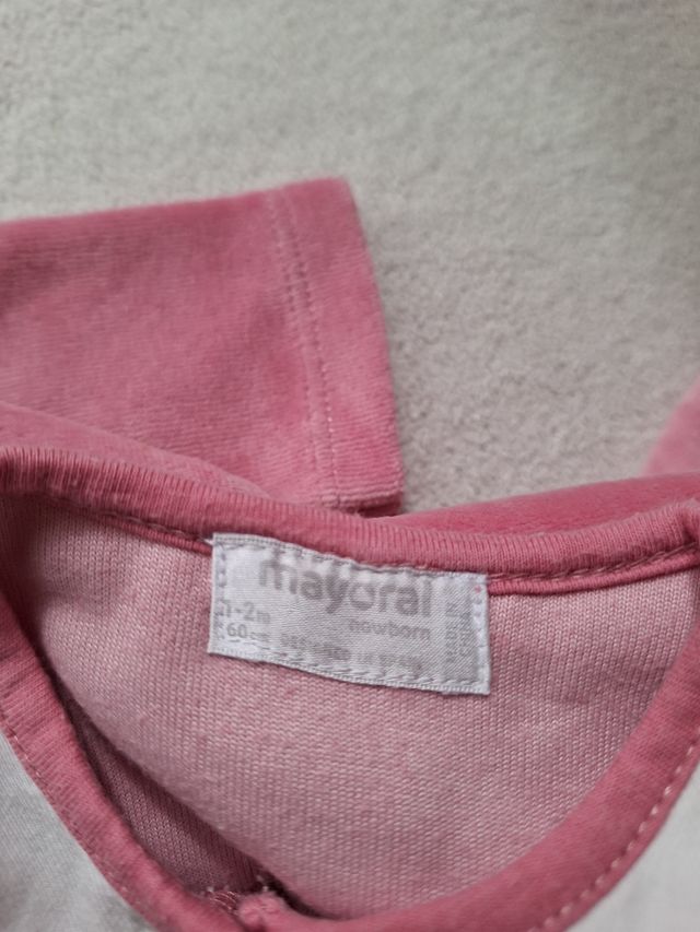 Pijama Mayoral bebe niña 1-2 meses