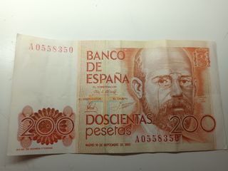 Billete 200 pesetas