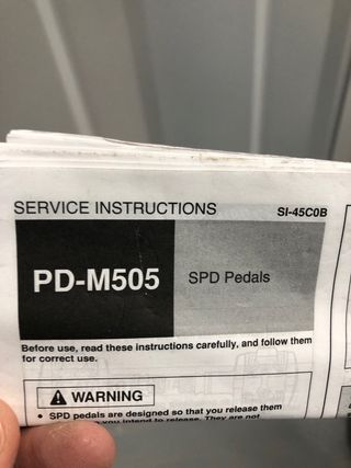 Pedales Shimano M505