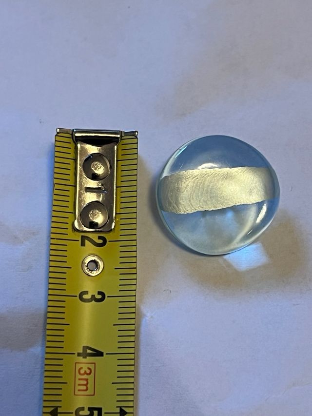 8 bottoni verde chiaro e argentati