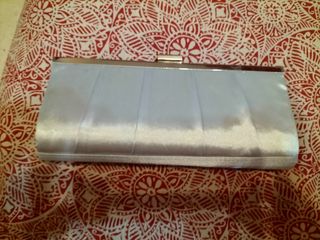 Cartera de fiesta plateada