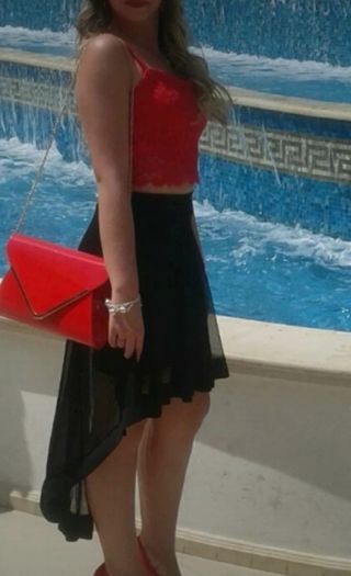 Completo spezzato in pizzo e tulle🌺