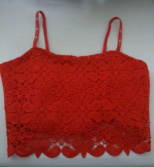 Completo spezzato in pizzo e tulle🌺